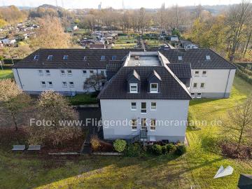 Foto mit Drohne: Luftbild einer Herberge in Gelsenkirchen aufgenommen mit einer Drohne