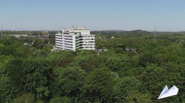 Foto mit Drohne: Kameradrohne mit Blick auf Gelsenkirchen für hochauflösende Luftbilder und Luftaufnahmen (Fotos und Videos)