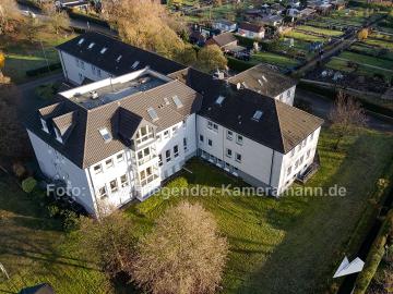 Foto mit Drohne: Luftbild einer Wohnanlage in Gelsenkirchen