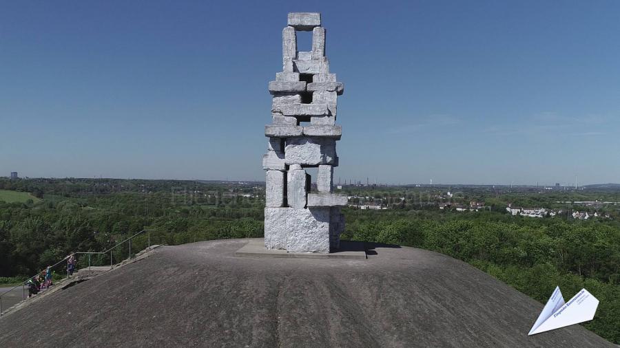 Kameradrohne mit Blick auf Gelsenkirchen für hochauflösende Luftbilder und Luftaufnahmen (Fotos und Videos)