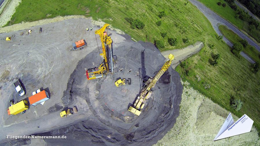 Kameradrohne Baustelle Nähe Haltern für hochauflösende Luftbilder und Luftaufnahmen