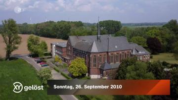 Foto mit Drohne: Luftaufnahmen für eine ZDF-Produktion mit Drohne von der Abtei Mariendonk in Grefrath