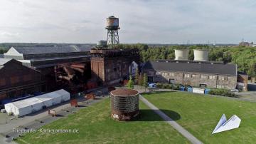 Foto mit Drohne: Luftaufnahmen mit Drohne in NRW: Drohnenaufnahmen von Industriekultur in Nordrhein-Westfalen