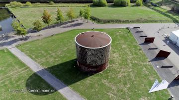 Foto mit Drohne: Luftaufnahmen mit Drohne in NRW: Drohnenaufnahmen von Industriekultur in Nordrhein-Westfalen