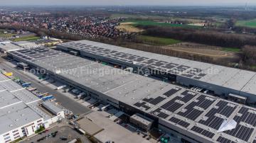 Foto mit Drohne: Luftaufnahmen mit Drohne in NRW: Drohnenaufnahmen Industrie- und Logistikzentren in Nordrhein-Westfalen