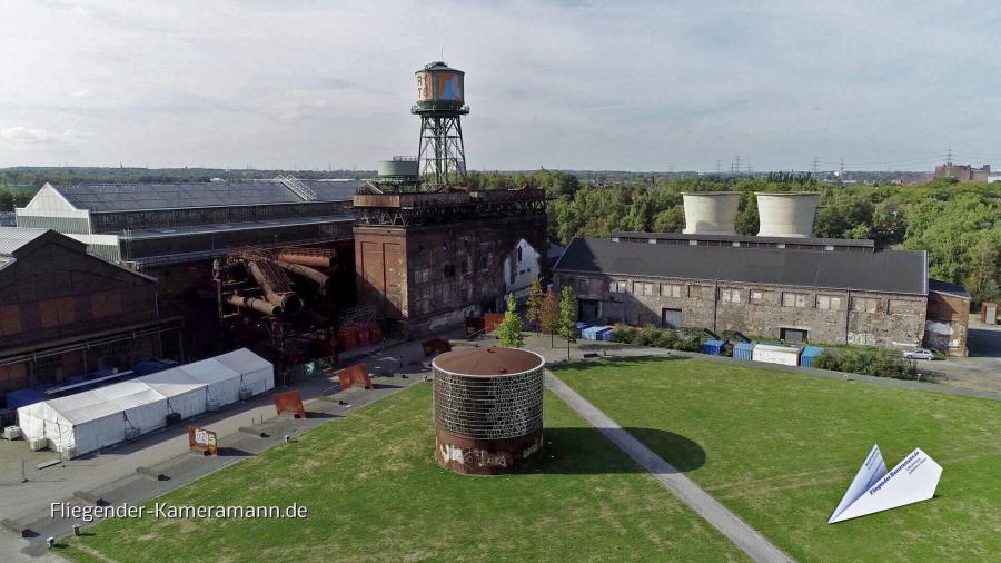 Luftaufnahmen mit Drohne in NRW: Drohnenaufnahmen von Industriekultur in Nordrhein-Westfalen