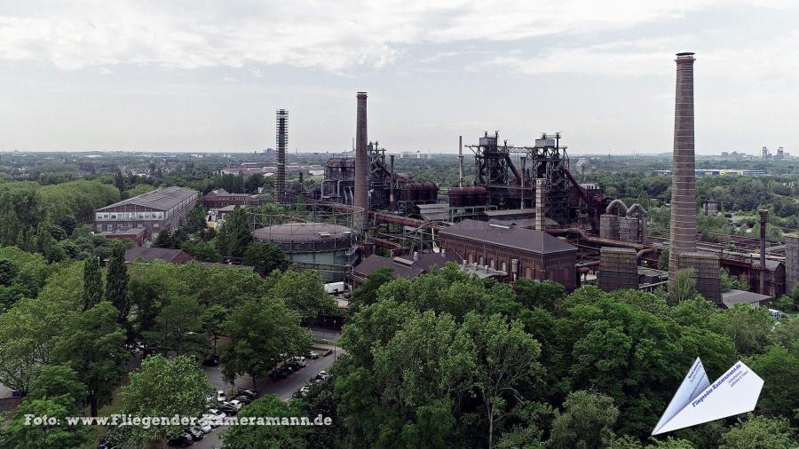 Luftaufnahmen mit Drohne in NRW: Drohnenaufnahmen von Industriekultur in Nordrhein-Westfalen