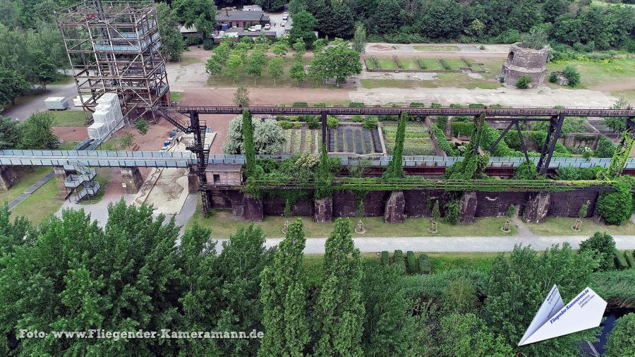 Luftaufnahmen mit Drohne in NRW: Drohnenaufnahmen von Industriekultur in Nordrhein-Westfalen