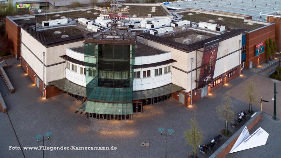 Luftaufnahmen am Centro Oberhausen mit Drohne