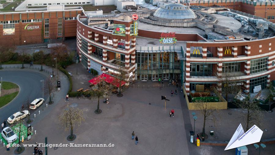 Luftaufnahmen am Centro Oberhausen mit Drohne