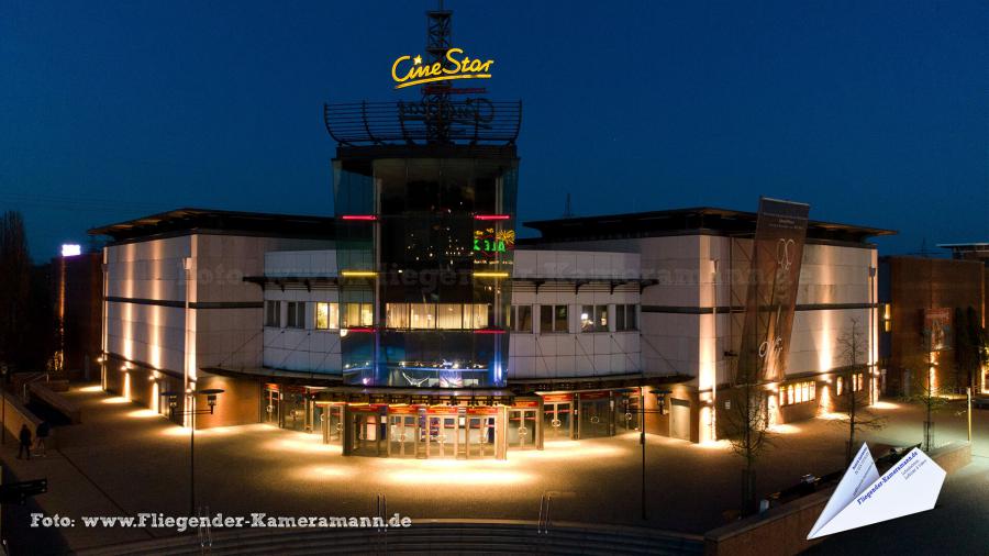 Luftaufnahmen am Centro Oberhausen mit Drohne