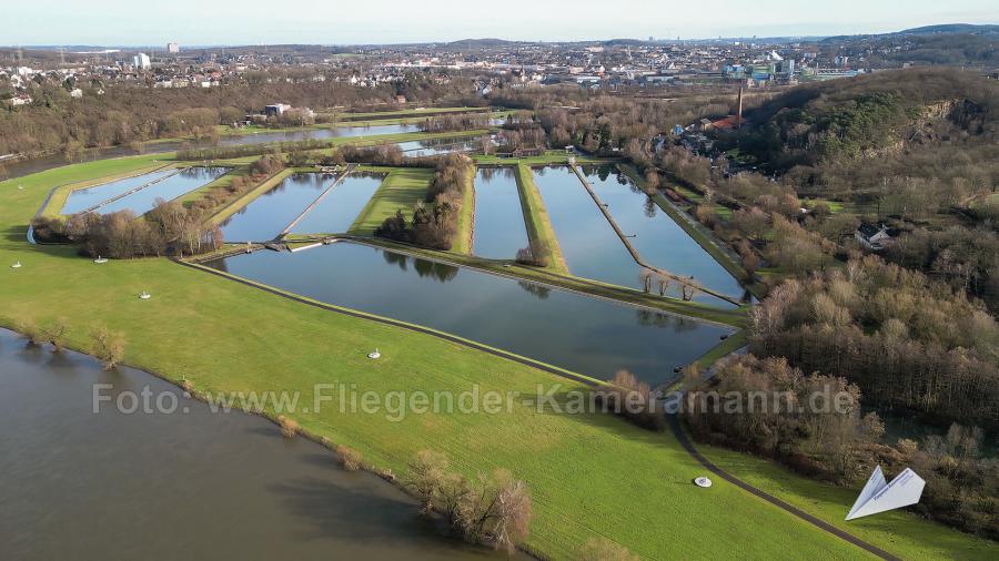 Luftaufnahmen vom Freizeitzentrum Kemnade in Witten mit Drohne