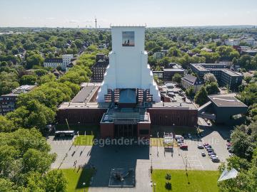 Foto mit Drohne: Drohnenaufnahmen am Deutschen Bergbau-Museum Bochum
