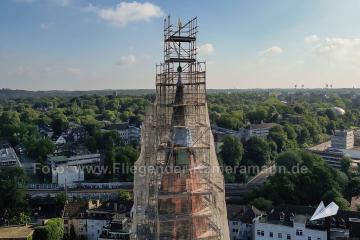Foto mit Drohne: Drohnenaufnahmen an der Propsteikirche St. Peter und Paul in Bochum