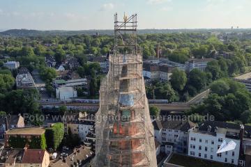 Foto mit Drohne: Drohnenaufnahmen an der Propsteikirche St. Peter und Paul in Bochum