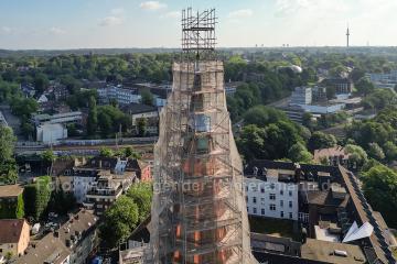 Foto mit Drohne: Drohnenaufnahmen an der Propsteikirche St. Peter und Paul in Bochum