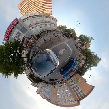 360 Grad Panoramafahrt Muelheim Ruhr Tiny Planet 