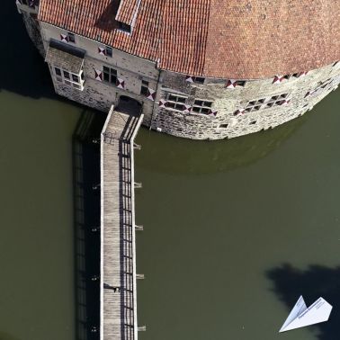 Wasserburg Vischering Lüdinghausen Luftaufnahme 