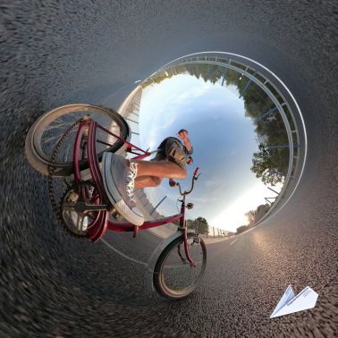 360 grad Radfahren Autobahn A448 Bochum 