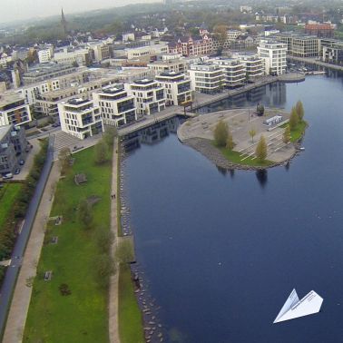 Phoenixsee Dortmund Luftaufnahme 