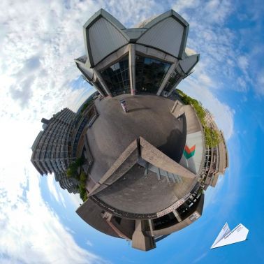 360 Grad Audimax Ruhruni Bochum Tiny Planet 