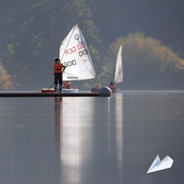 Segeln Kemnader Stausee Luftaufnahme 