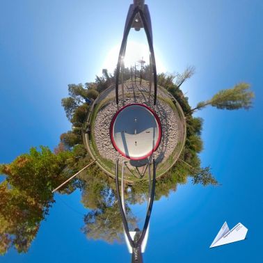 360 Grad Spielplatz Park Hamme Bochum Tiny Planet 