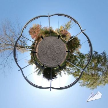 360 Grad Spielplatz Park Hamme Bochum Tiny Planet 