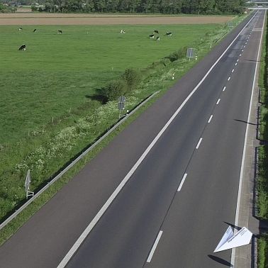 luftaufnahme autobahn 