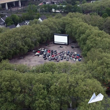 luftaufnahme autokino duisburg 