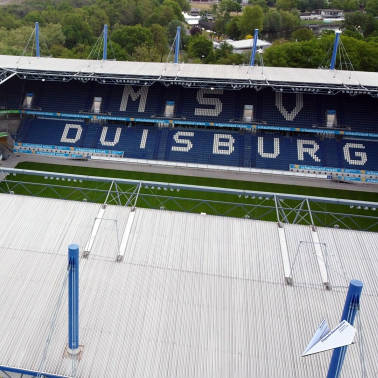 luftaufnahme schauinsland reisen arena msv duisburg 