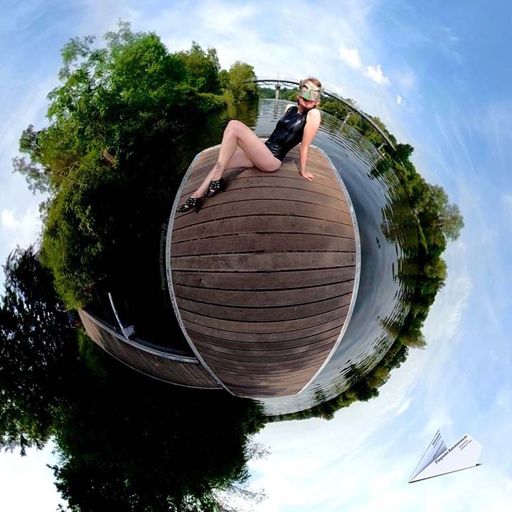 portrait latex ruhr bochum 360 grad little planet 