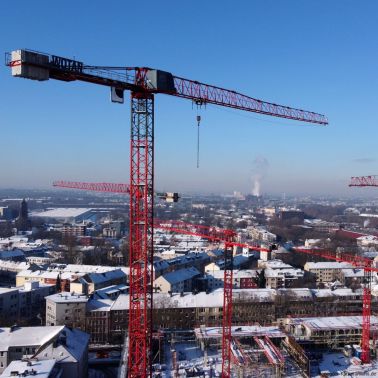 bochum baustelle winter drohne 