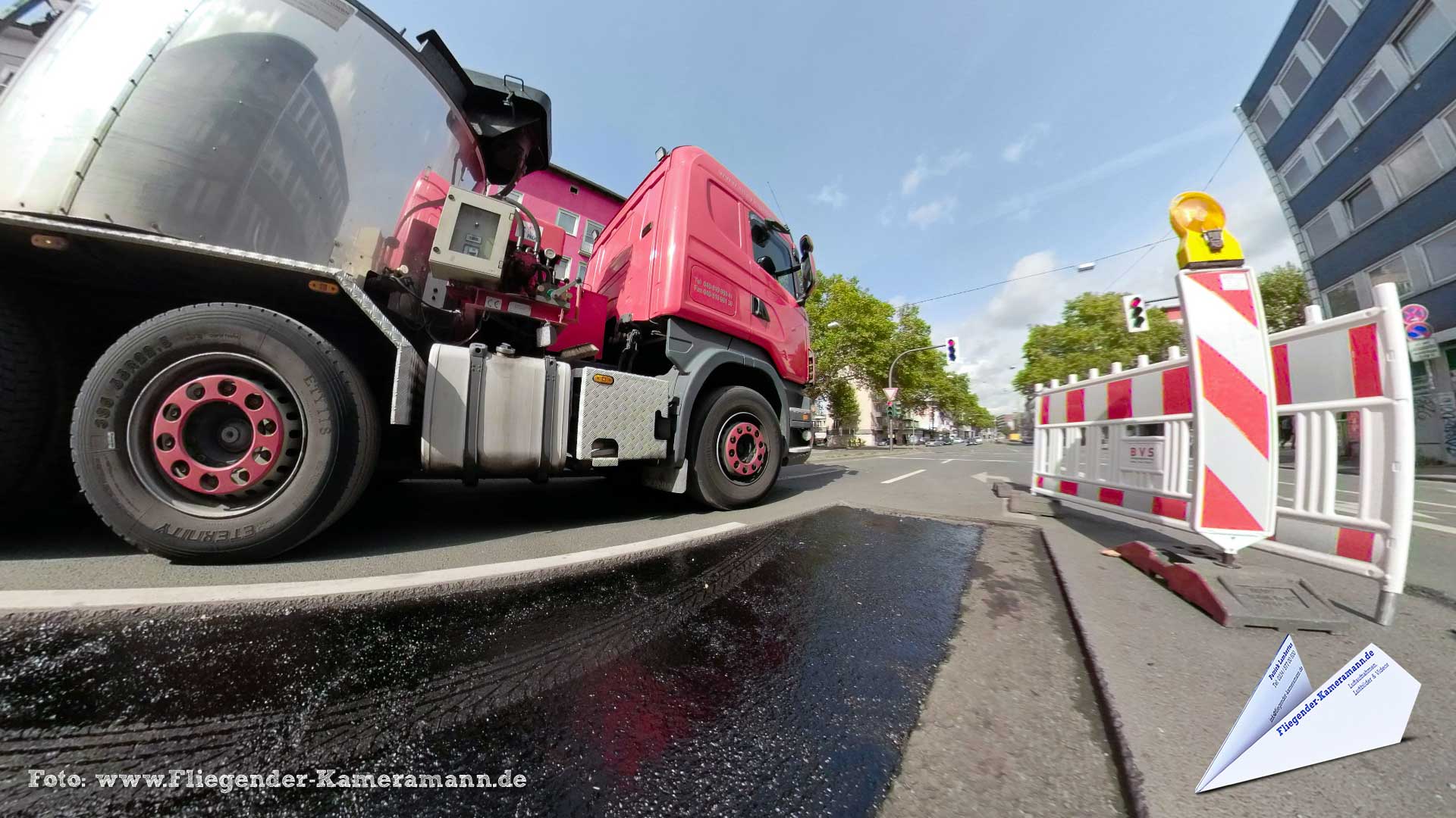 Baustelle Viktoriastraße Bochum