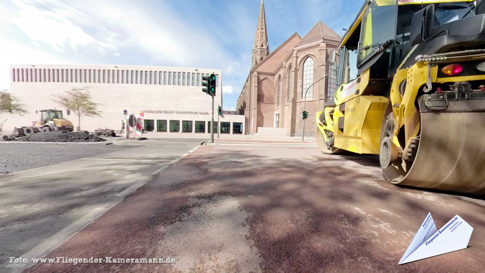 Baustelle Viktoriastraße Bochum