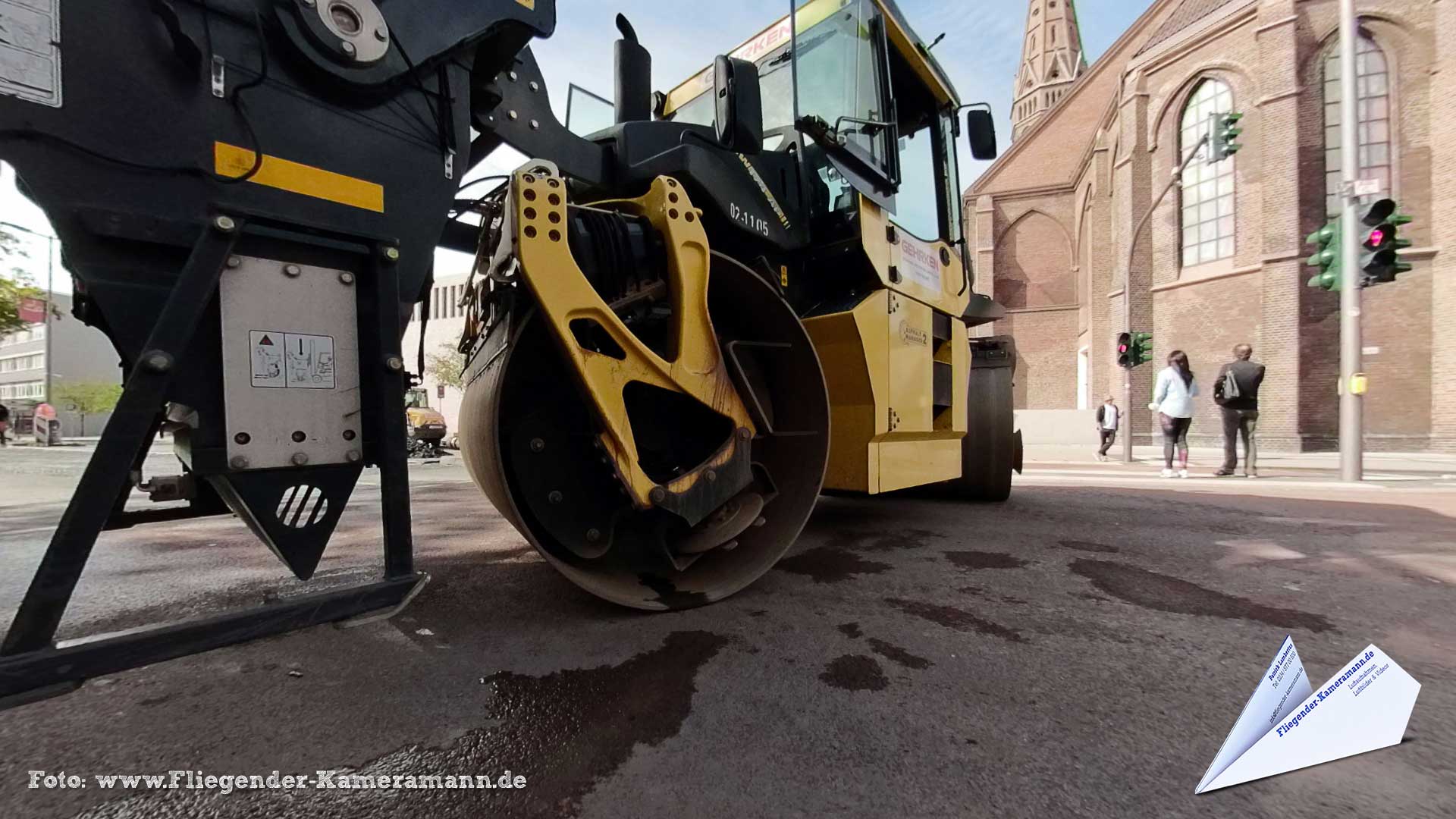 Baustelle Viktoriastraße Bochum