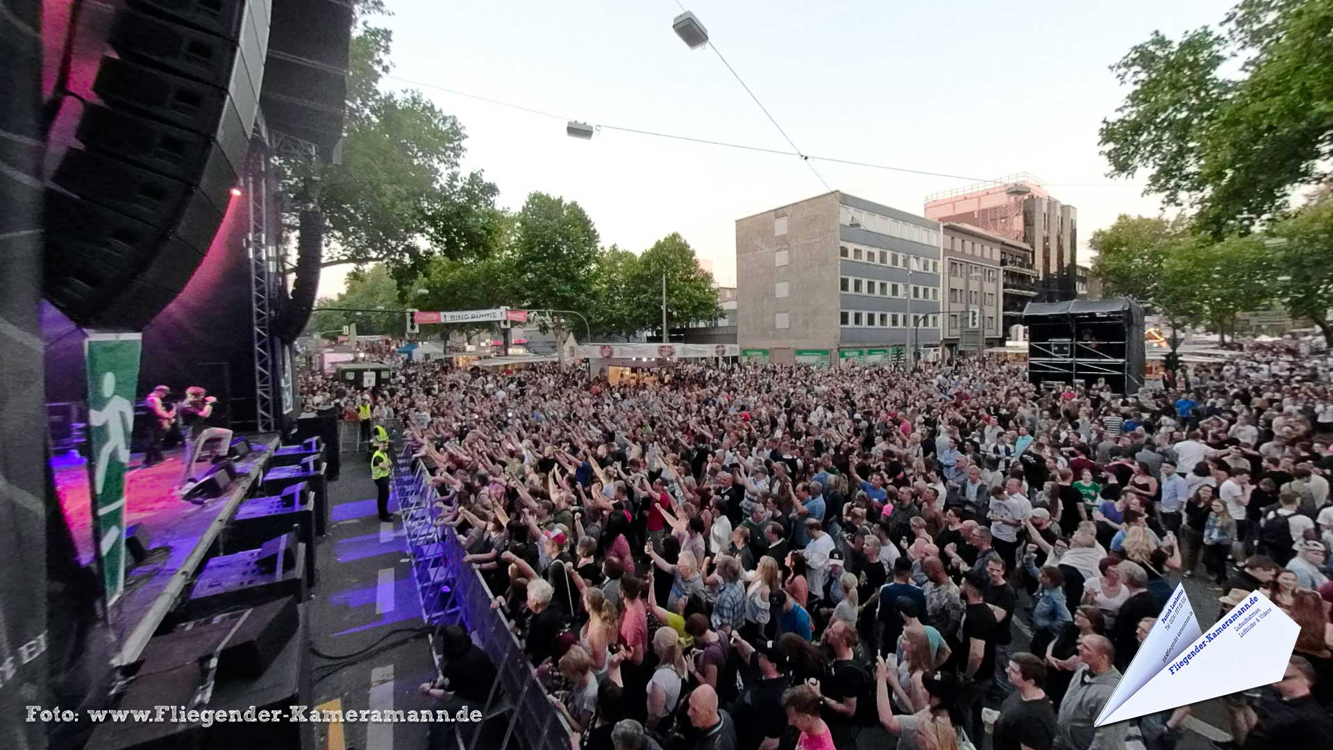 1LIVE-Bühne bei Bochum Total 2019 - 360°-Panorama