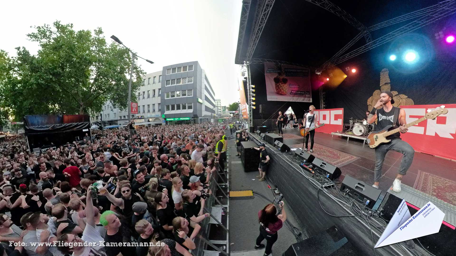 Ring-Bühne bei Bochum Total 2019 - 360°-Panorama