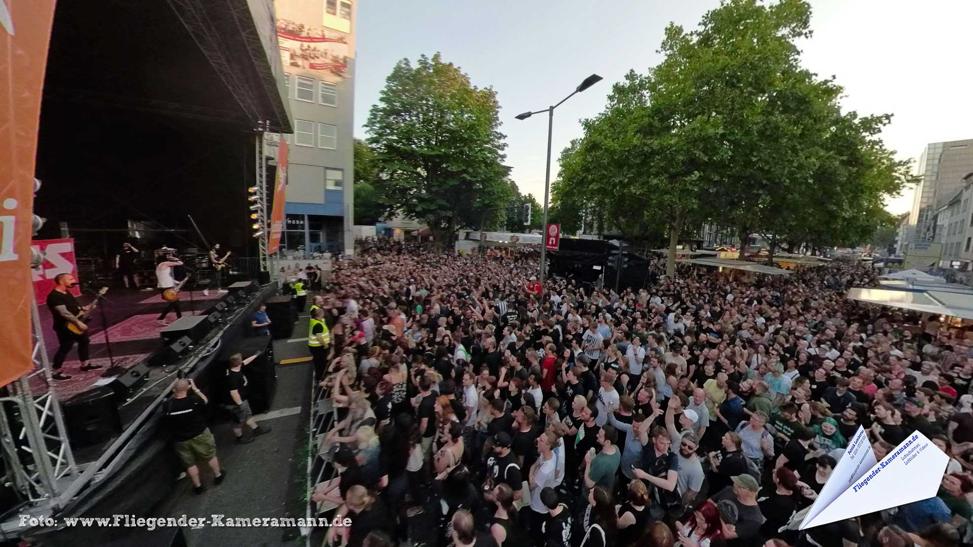 Ring-Bühne bei Bochum Total 2019 - 360°-Panorama