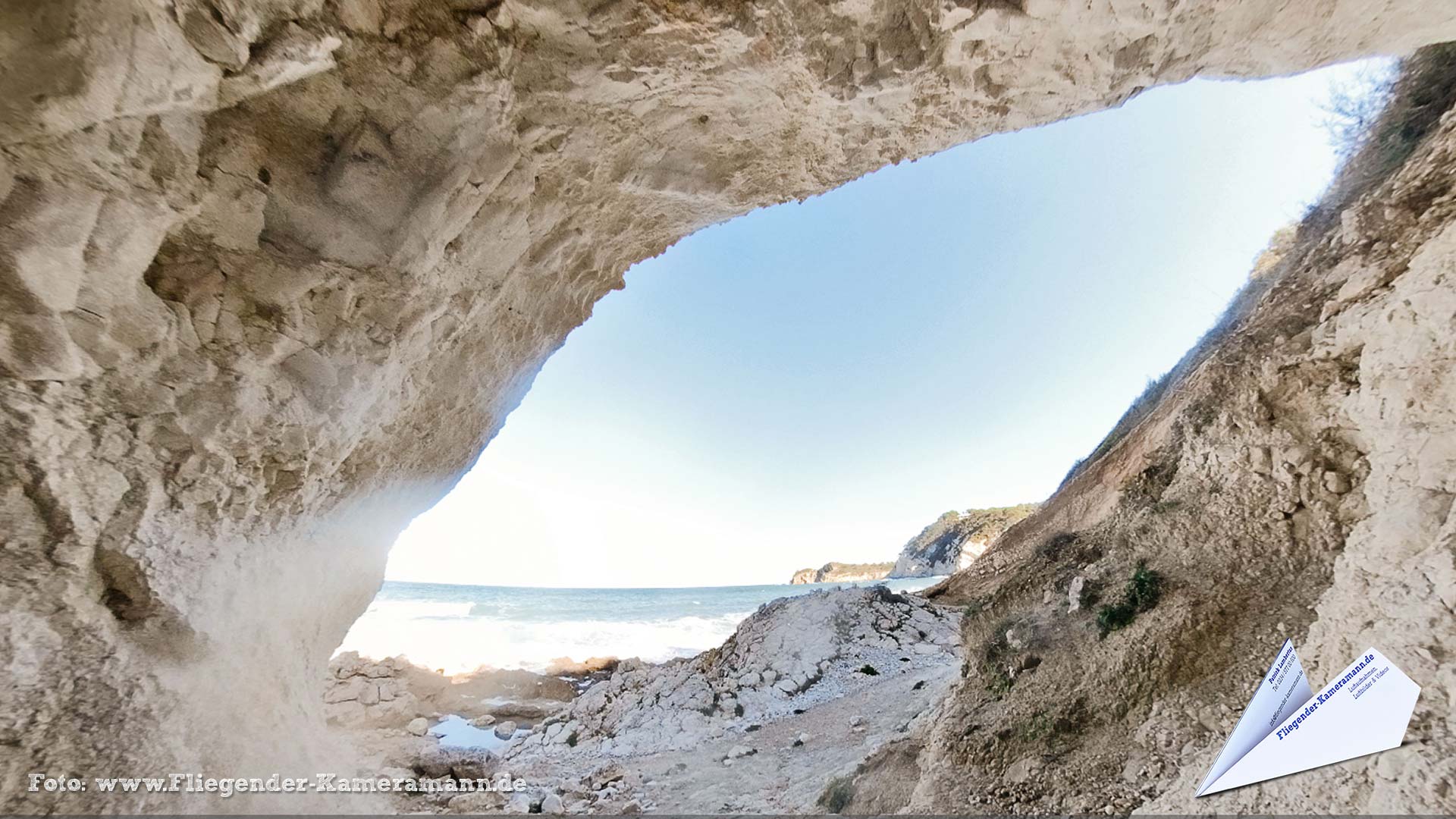 Cala Blanca en Jávea/Xàbia (ES) - 360°-Panorama