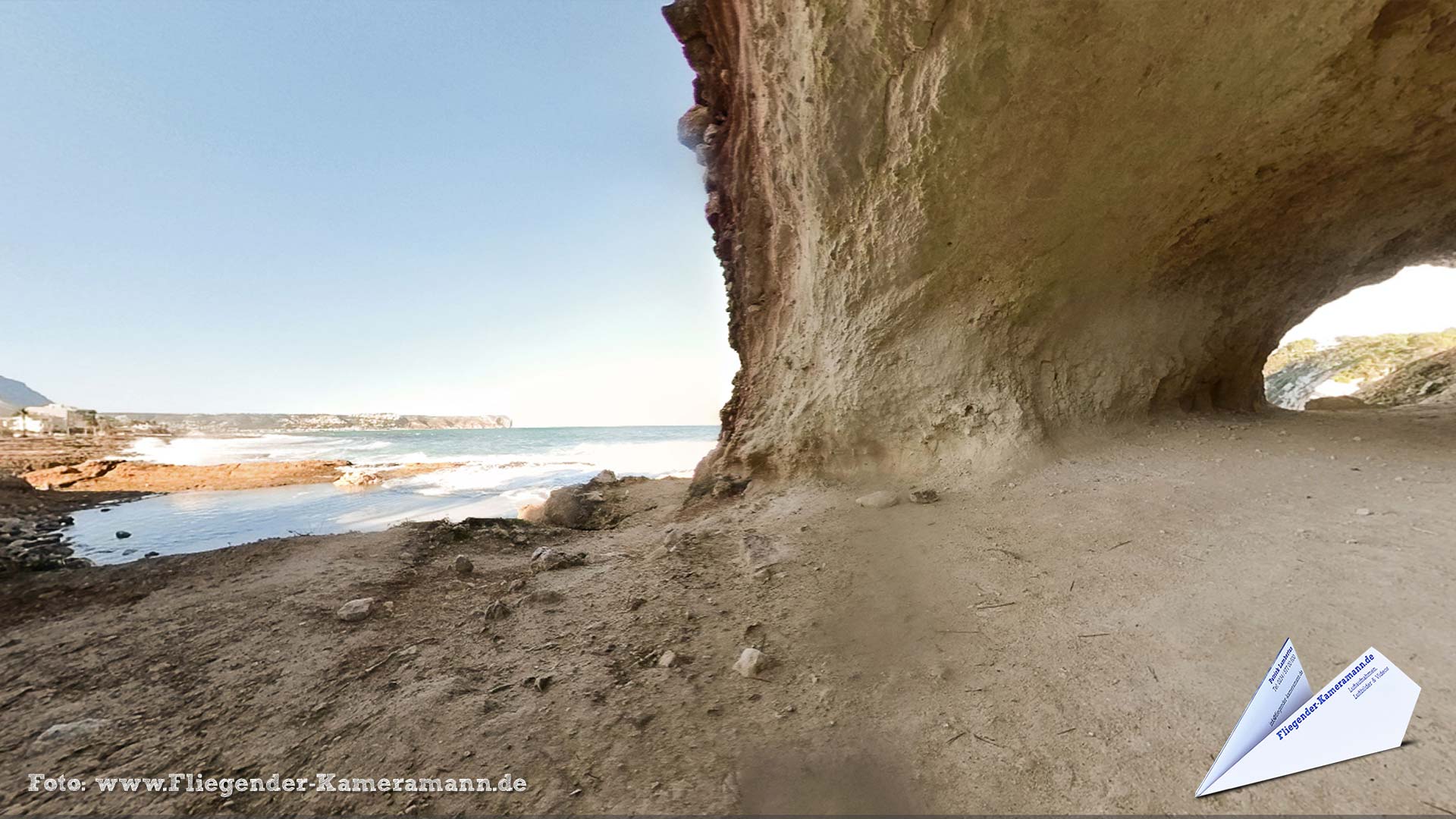 Cala Blanca en Jávea/Xàbia (ES) - 360°-Panorama