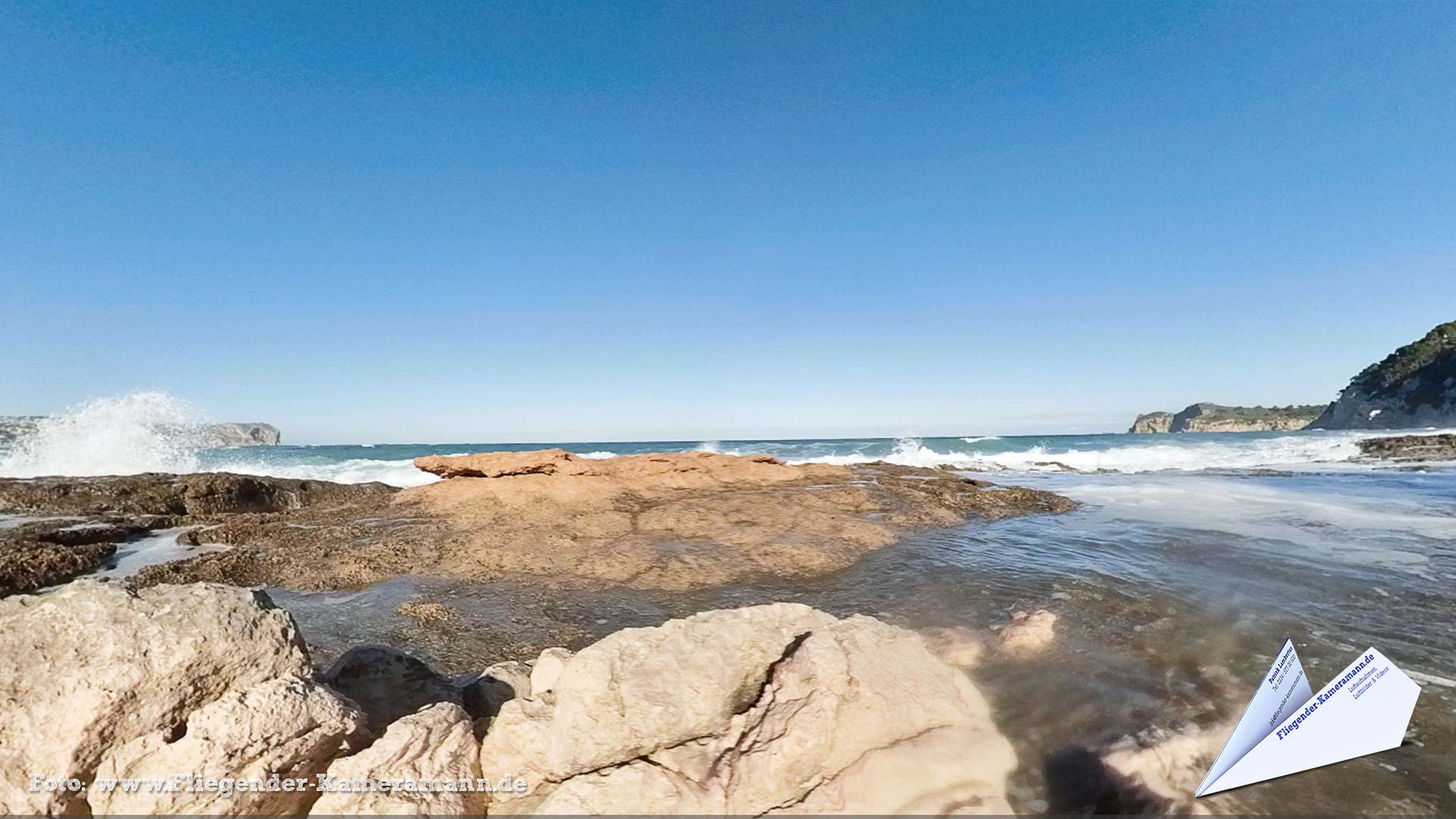 Cala Blanca en Jávea/Xàbia (ES) - 360°-Panorama