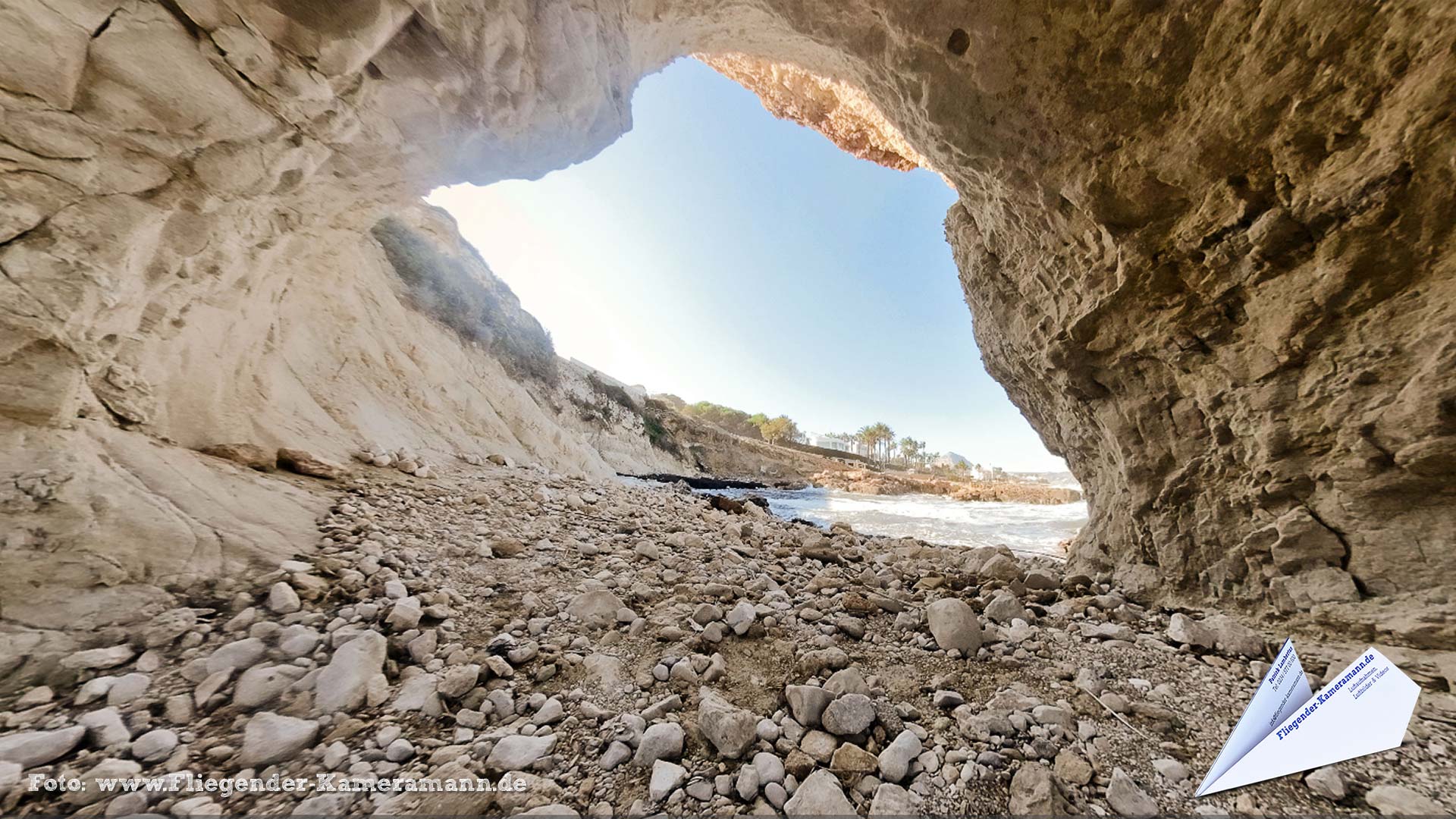 Cala Blanca en Jávea/Xàbia (ES) - 360°-Panorama