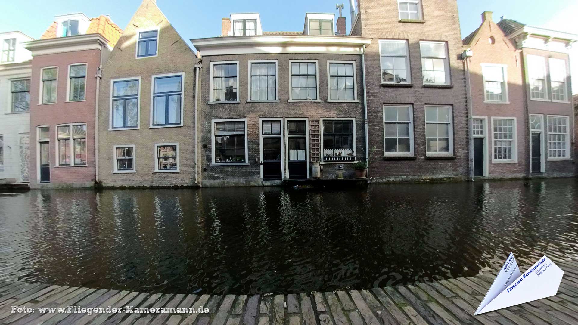 Voldersgracht in Delft (NL) - 360°-Panorama