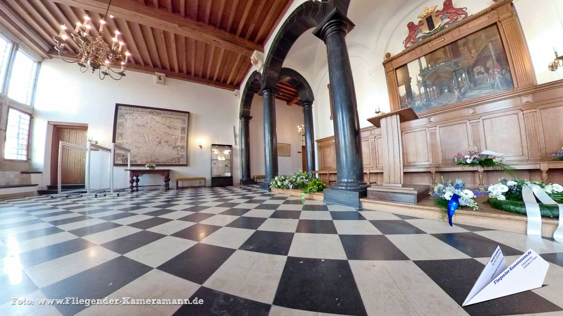Stadhuis in Delft (NL) - 360°-Panorama
