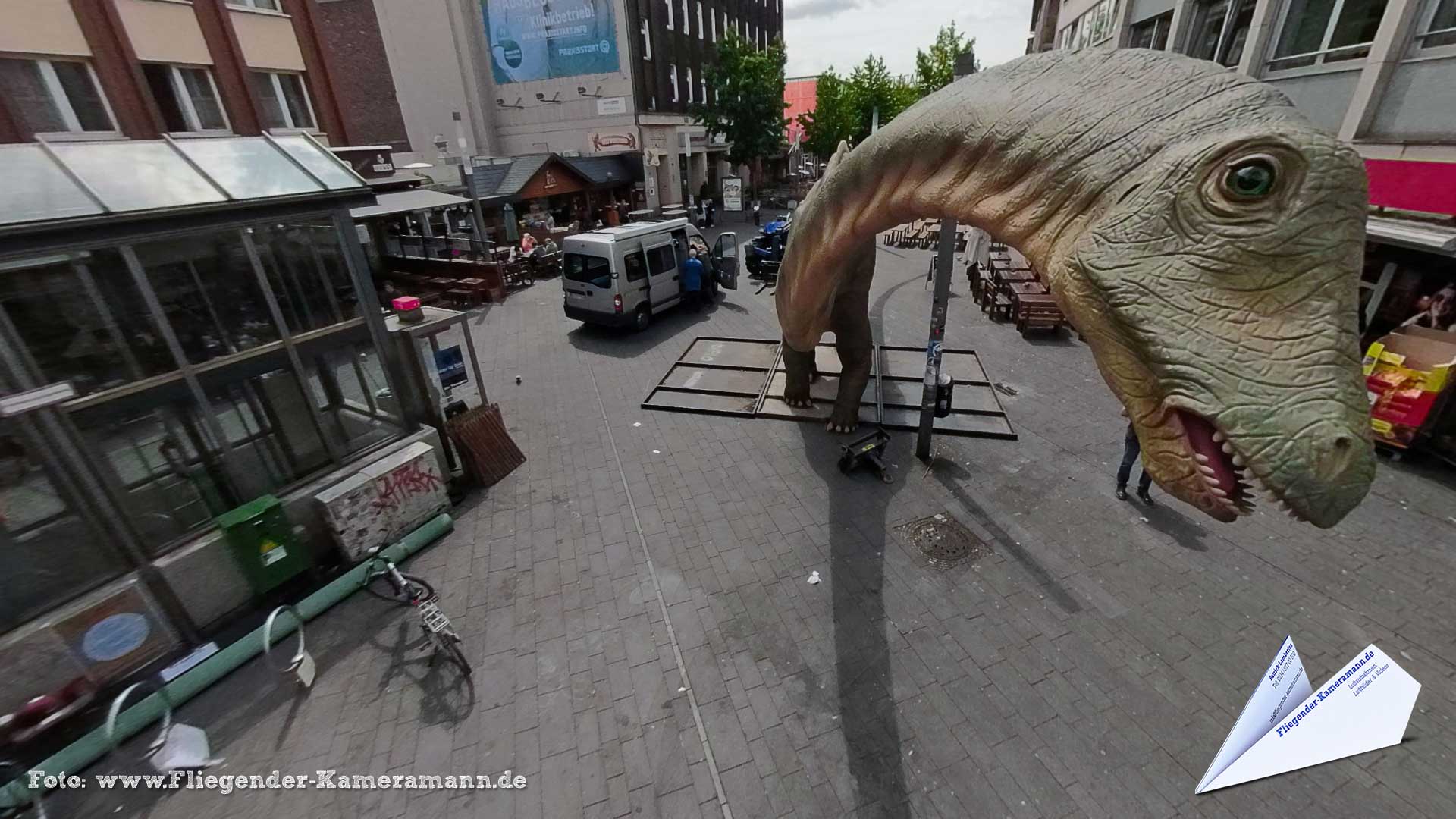 Diplodocus Dino City Dinosaurier Bochum - 360°-Panorama