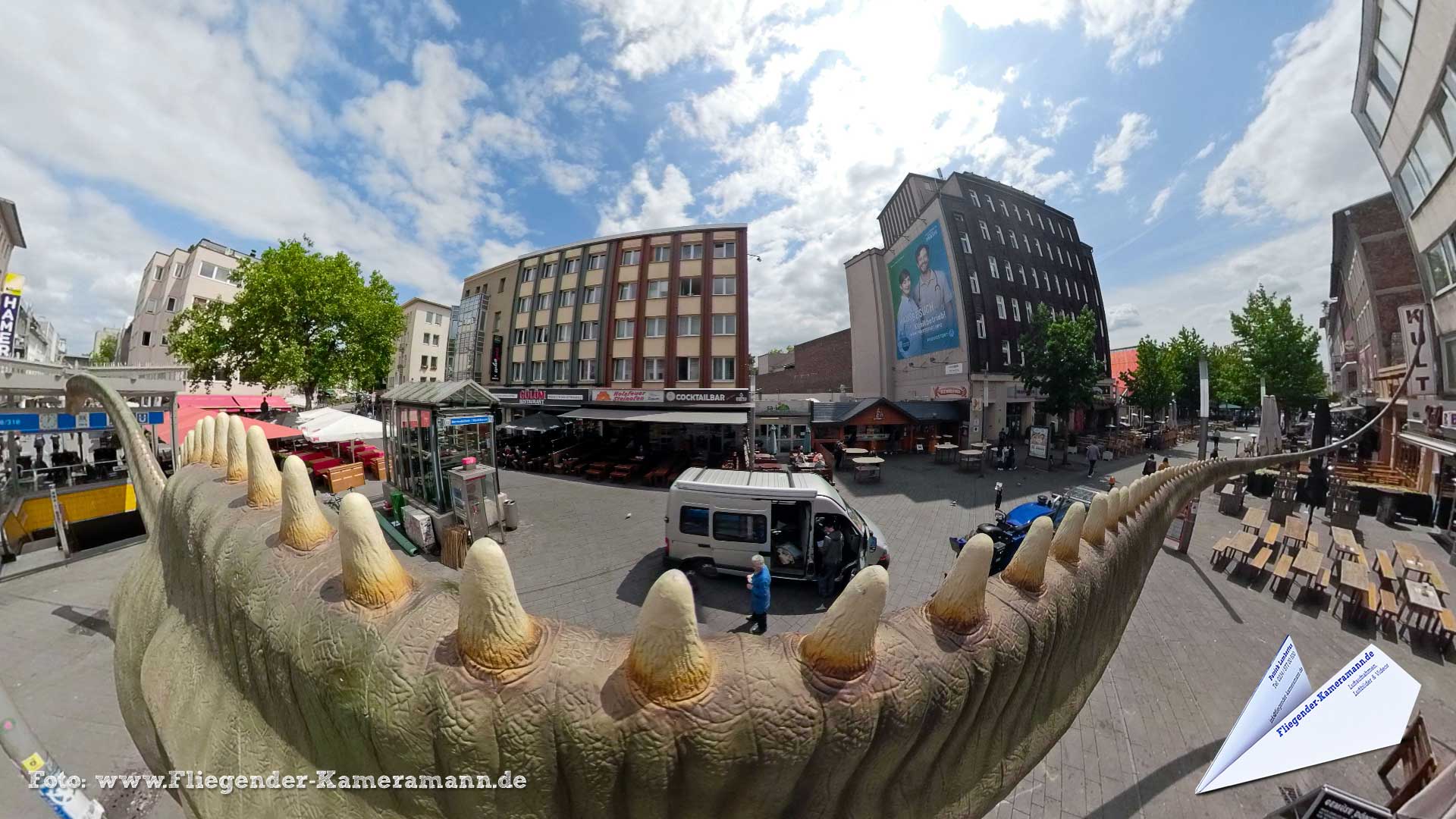 Diplodocus Dino City Dinosaurier Bochum - 360°-Panorama