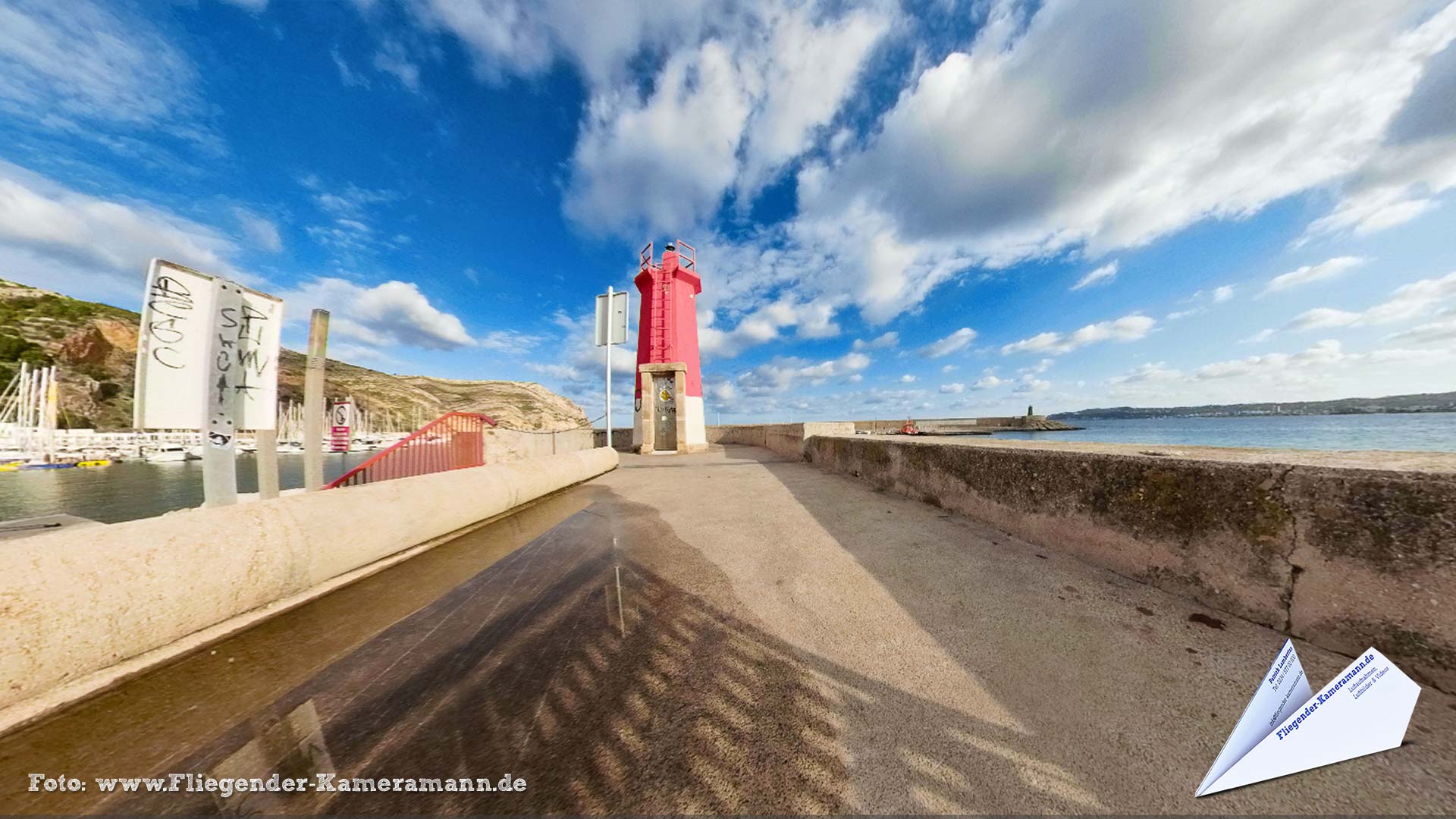 Faro Rojo / Red Lighthouse de Jávea/Xàbia (ES) - 360°-Panorama