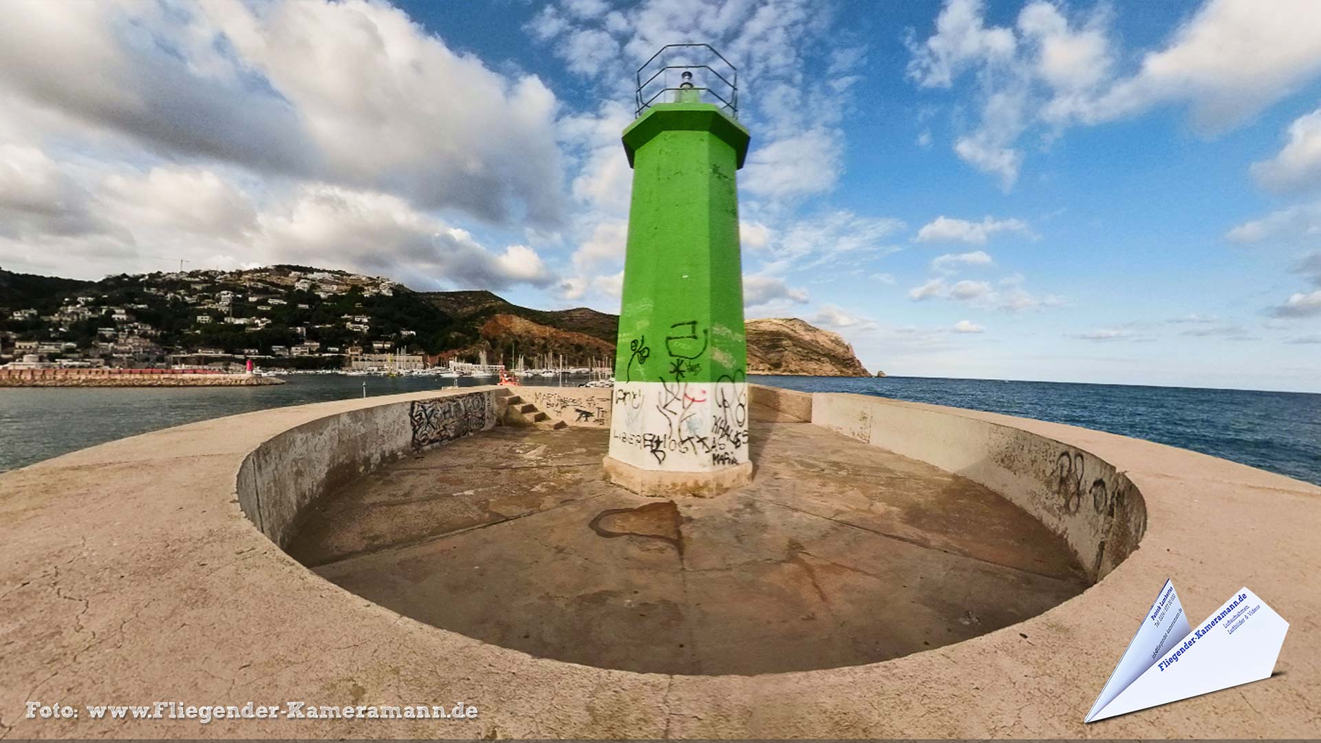 Green Lighthouse / Faro Verde de Jávea/Xàbia (ES) - 360°-Panorama