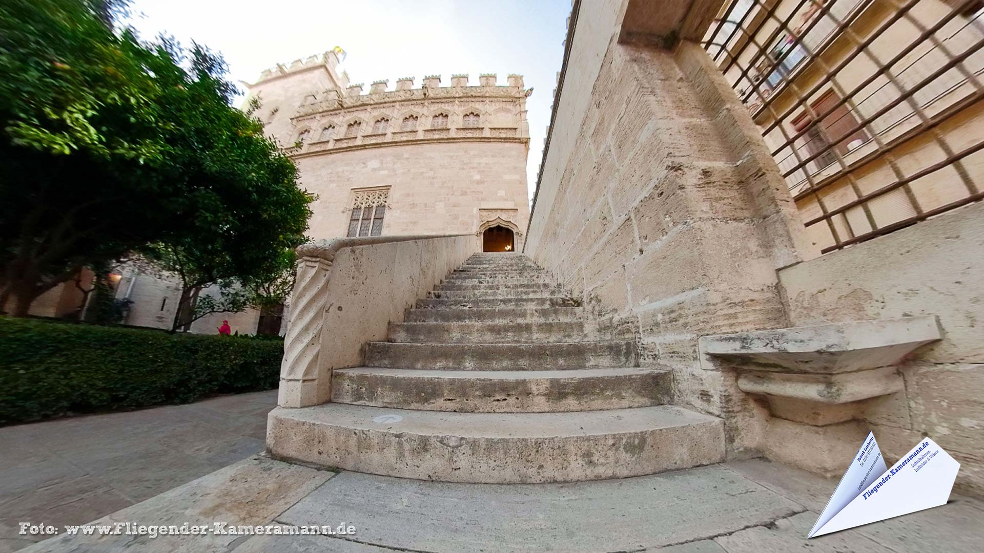 Lonja de la Seda en Valencia (ES) - 360°-Panorama